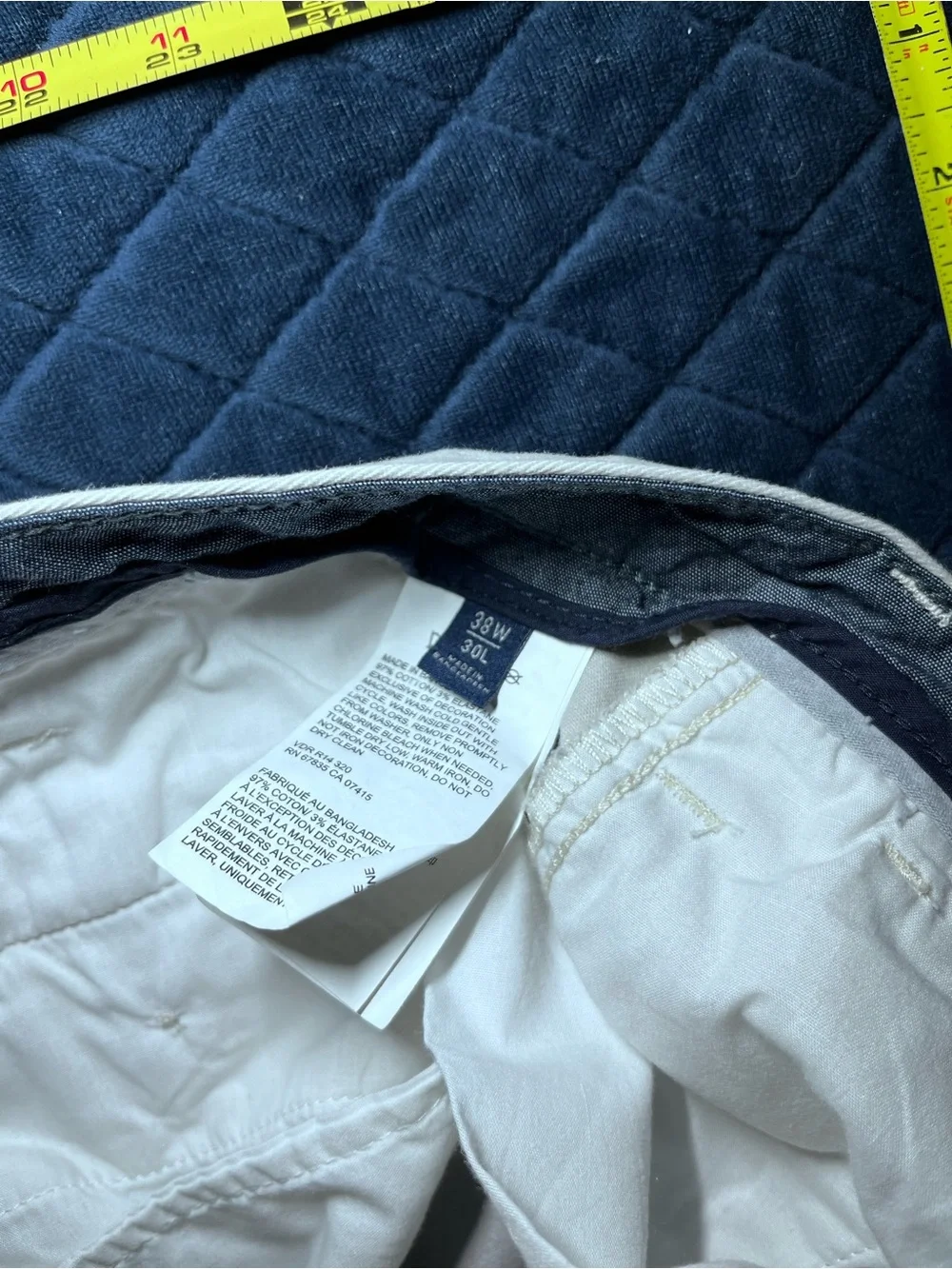 Nautica Men’s White Chino Pants